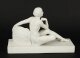 Antique Art Deco Bisque Porcelain Sculpture "Seated Nude With Flowers" C1920 | Ref. no. A3386 | Regent Antiques