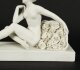 Antique Art Deco Bisque Porcelain Sculpture "Seated Nude With Flowers" C1920 | Ref. no. A3386 | Regent Antiques