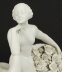 Antique Art Deco Bisque Porcelain Sculpture "Seated Nude With Flowers" C1920 | Ref. no. A3386 | Regent Antiques