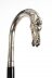 Antique French  Silver Plate Horse Ebonized Walking Cane Stick Late 19th C | Ref. no. A3391b | Regent Antiques
