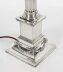 Antique Victorian Silver Plated Corinthian Column Table Lamp 19th C | Ref. no. A3404 | Regent Antiques
