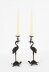 Antique Pair Japanese Bronze Pricket Candlesticks 19th C | Ref. no. A3406 | Regent Antiques