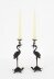 Antique Pair Japanese Bronze Pricket Candlesticks 19th C | Ref. no. A3406 | Regent Antiques