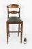 Bespoke Pair Walnut Marquetry Leather Bar Stools | Ref. no. A3408 | Regent Antiques