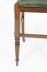 Bespoke Pair Walnut Marquetry Leather Bar Stools | Ref. no. A3408 | Regent Antiques