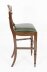 Bespoke Pair Walnut Marquetry Leather Bar Stools | Ref. no. A3408 | Regent Antiques