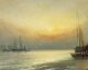 Antique Painting "Sunset at Low Tide"  William Langley  19th Century | Ref. no. A3411 | Regent Antiques