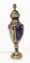 Antique Pair Large French Cobalt Blue Sevres Style  Vases Lamps 19th C | Ref. no. A3413 | Regent Antiques