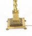 Antique Pair Victorian Brass Corinthian Column Standard Lamps 19th C | Ref. no. A3433 | Regent Antiques