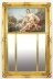 Antique French Painted & Parcel Gilt  Trumeau Mirror 19th C  150 x 98cm | Ref. no. A3435 | Regent Antiques