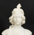 Antique French Art Nouveau Alabaster Portrait Bust 19th C | Ref. no. A3437 | Regent Antiques