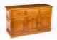 Vintage Solid Oak Panelled Three Door Sideboard 20th C | Ref. no. A3444b | Regent Antiques
