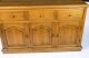 Vintage Solid Oak Panelled Three Door Sideboard 20th C | Ref. no. A3444b | Regent Antiques