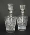 Vintage Pair of Cut Crystal Glass Decanters London,1967  C J Vander | Ref. no. A3458b | Regent Antiques