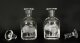 Vintage Pair of Etched Stuart Crystal Glass Liqueur Decanters   20th C | Ref. no. A3461 | Regent Antiques