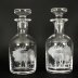 Vintage Pair of Etched Stuart Crystal Glass Liqueur Decanters   20th C | Ref. no. A3461 | Regent Antiques