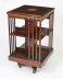 Antique Edwardian Revolving Bookcase Flame Mahogany c.1900 | Ref. no. A3466a | Regent Antiques