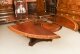 Vintage Large 9ft x 6ft3" Oval Flame Mahogany Jupe Dining Table 20thC | Ref. no. A3523 | Regent Antiques