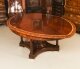 Vintage 9ftx6ft3" Oval Flame Mahogany Jupe Dining Table & 12 chairs 20th C | Ref. no. A3523a | Regent Antiques