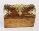 Antique Burr Walnut, Ivorine & Brass Box Domed Casket with Key  19th Century | Ref. no. A3551 | Regent Antiques