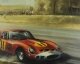 Vintage Oil Painting of Ferrari 250 GTO by Dion Pears 20th C | Ref. no. A3558 | Regent Antiques