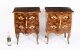 Antique Pair Italian Burr Walnut Serpentine Bedside Chests 19th C | Ref. no. A3565 | Regent Antiques