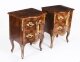 Antique Pair Italian Burr Walnut Serpentine Bedside Chests 19th C | Ref. no. A3565 | Regent Antiques