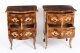 Antique Pair Italian Burr Walnut Serpentine Bedside Chests 19th C | Ref. no. A3565 | Regent Antiques