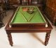 Antique 8ft Victorian Rollover Slate Bed  Snooker / Dining Table 19th C | Ref. no. A3570b | Regent Antiques