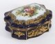 Antique French Sevres Cobalt Blue Porcelain Casket 19th C | Ref. no. A3620 | Regent Antiques