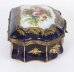 Antique French Sevres Cobalt Blue Porcelain Casket 19th C | Ref. no. A3620 | Regent Antiques