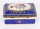 Antique Limoges Royal Blue Ormolu Mounted  Casket Box  19h C | Ref. no. A3621 | Regent Antiques