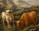 Antique Large Pair Scottish Highland Cattle Oil Paintings  3ft5 x 4ft2 19th C | Ref. no. A3635 | Regent Antiques