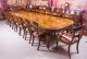 Vintage Marquetry Burr Walnut Extending Dining Table & 18 Chairs 20th C | Ref. no. A3644a | Regent Antiques