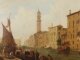 Antique Oil Painting Venetian Canal by William Raymond Dommerson 19th C | Ref. no. A3646 | Regent Antiques