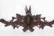 Antique Hand Carved Black Forest Chamois Goat\
