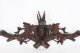 Antique Hand Carved Black Forest Chamois Goat\