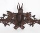 Antique Hand Carved Black Forest Deer\