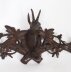 Antique Hand Carved Black Forest Deer\