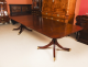 Vintage 12ft  Mahogany Twin  Pillar Dining Table by  William Tillman 20th C | Ref. no. A3711 | Regent Antiques