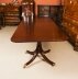 Vintage 12ft  Mahogany Twin  Pillar Dining Table by  William Tillman 20th C | Ref. no. A3711 | Regent Antiques