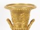 Antique Pair Large 16inch Grand Tour Gilt Bronze Campana Urns Circa 1920 | Ref. no. A3718 | Regent Antiques