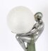Antique Biba Silvered Art Deco Lady Sculpture Table Lamp Circa 1930 | Ref. no. A3737 | Regent Antiques