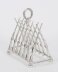 Vintage Large Silver Plated Crossed Rifles Toast Rack 20th Century | Ref. no. A3777 | Regent Antiques