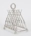 Vintage Large Silver Plated Crossed Rifles Toast Rack 20th Century | Ref. no. A3777L | Regent Antiques
