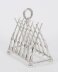 Vintage Large Silver Plated Crossed Rifles Toast Rack 20th Century | Ref. no. A3777L | Regent Antiques