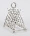 Vintage Large Silver Plated Crossed Rifles Toast Rack 20th Century | Ref. no. A3777L | Regent Antiques