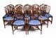 Vintage 13 ft Three Pillar Mahogany Dining Table and 14 Chairs 20th C | Ref. no. A3779a | Regent Antiques