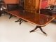 Vintage 13 ft Three Pillar Mahogany Dining Table and 14 Chairs 20th C | Ref. no. A3779a | Regent Antiques