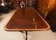 Vintage 13 ft Three Pillar Mahogany Dining Table and 14 Chairs 20th C | Ref. no. A3779a | Regent Antiques